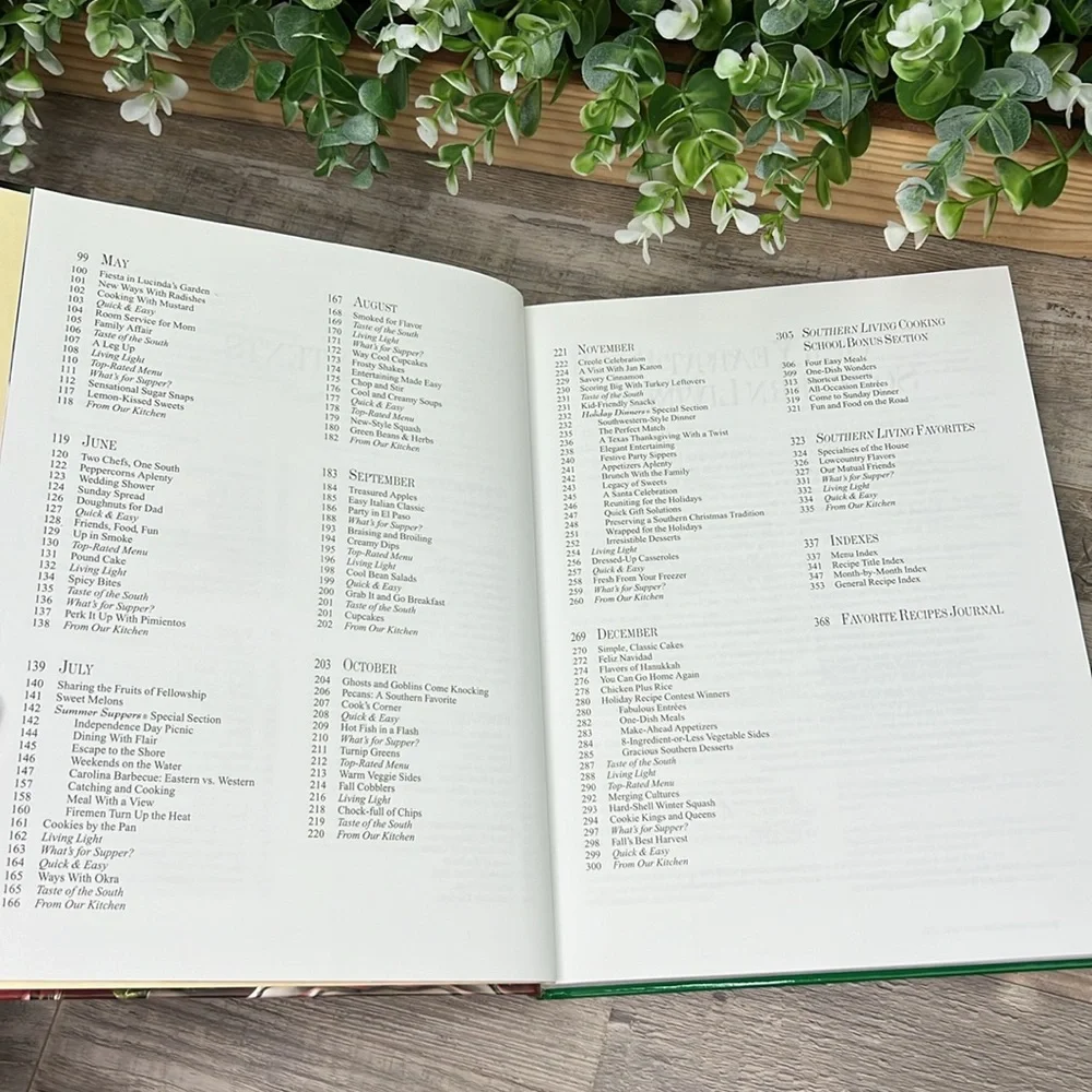 Southern Living 2001 Annual Recipes Hardcover Cookbook